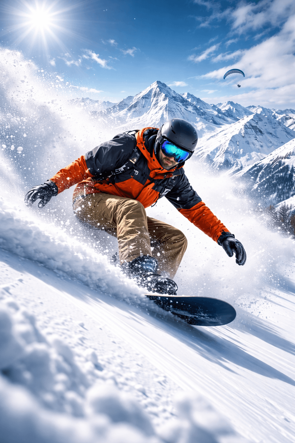 First tracks: a winter morning in New Gudauri