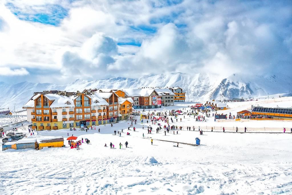 The New Gudauri ski slopes